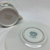 Coffee cup and saucer Villeroy & Boch wicker flower pattern