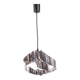 Space age pendant light stainless steel blades