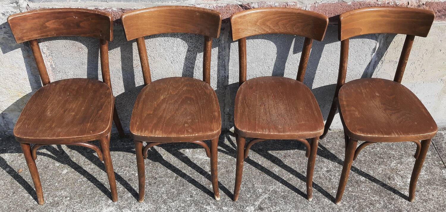 Thonet bistro chairs (set of 4)