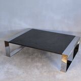 Exceptional large coffee table "RING" signed ORSENIGO by Mauro Lippar.