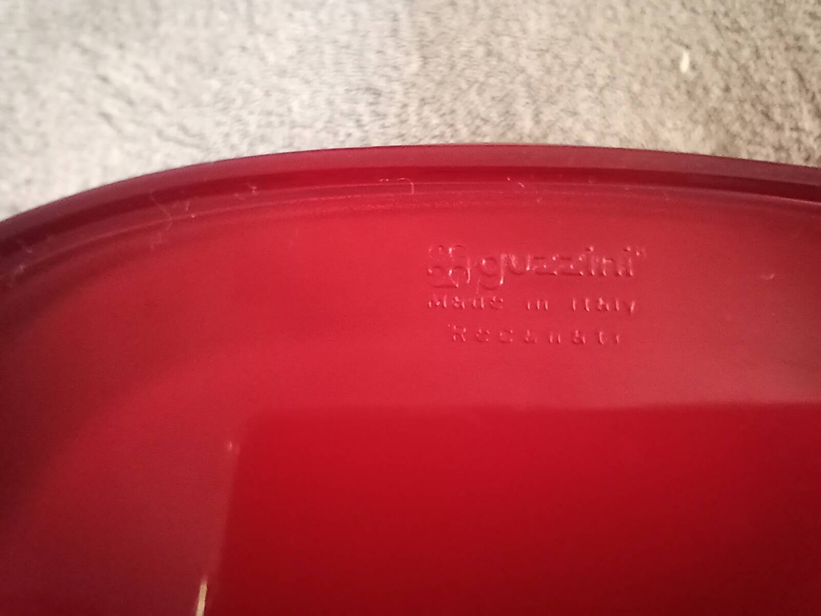 designer butter dish by Guzzini. Italy