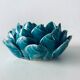 Artichoke candle holder in slip