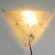 Post Modern Murano glass triangle ceiling lamp by Sylcom, Italy, 1985