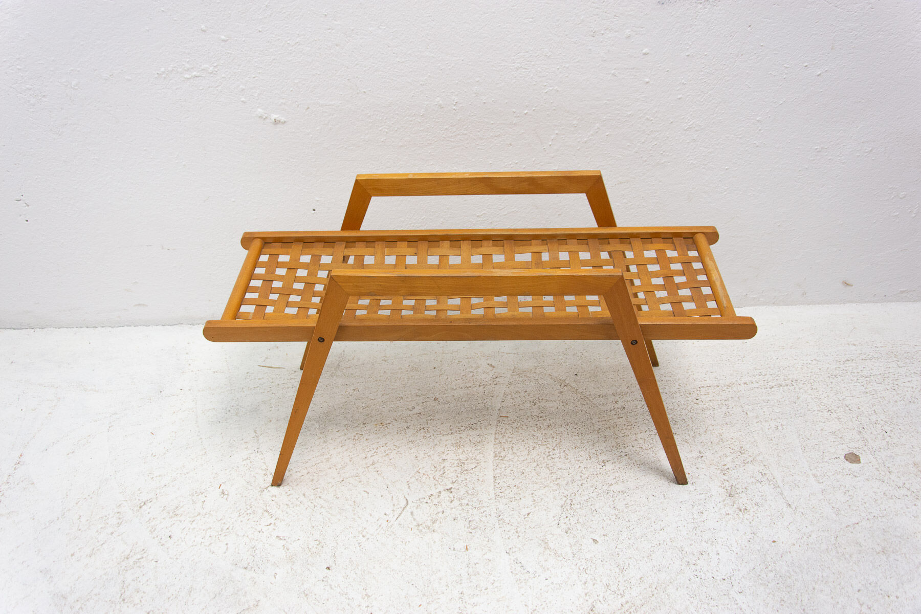 Mid century plant stand or side table, Czechoslovakia