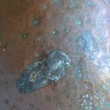 old large red copper cocklemar