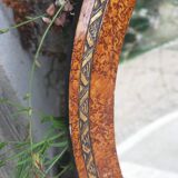 Oval mirror wood and gilding
