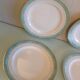 Six flat plates decor Sully by Ceranord/ vintage 50/60s