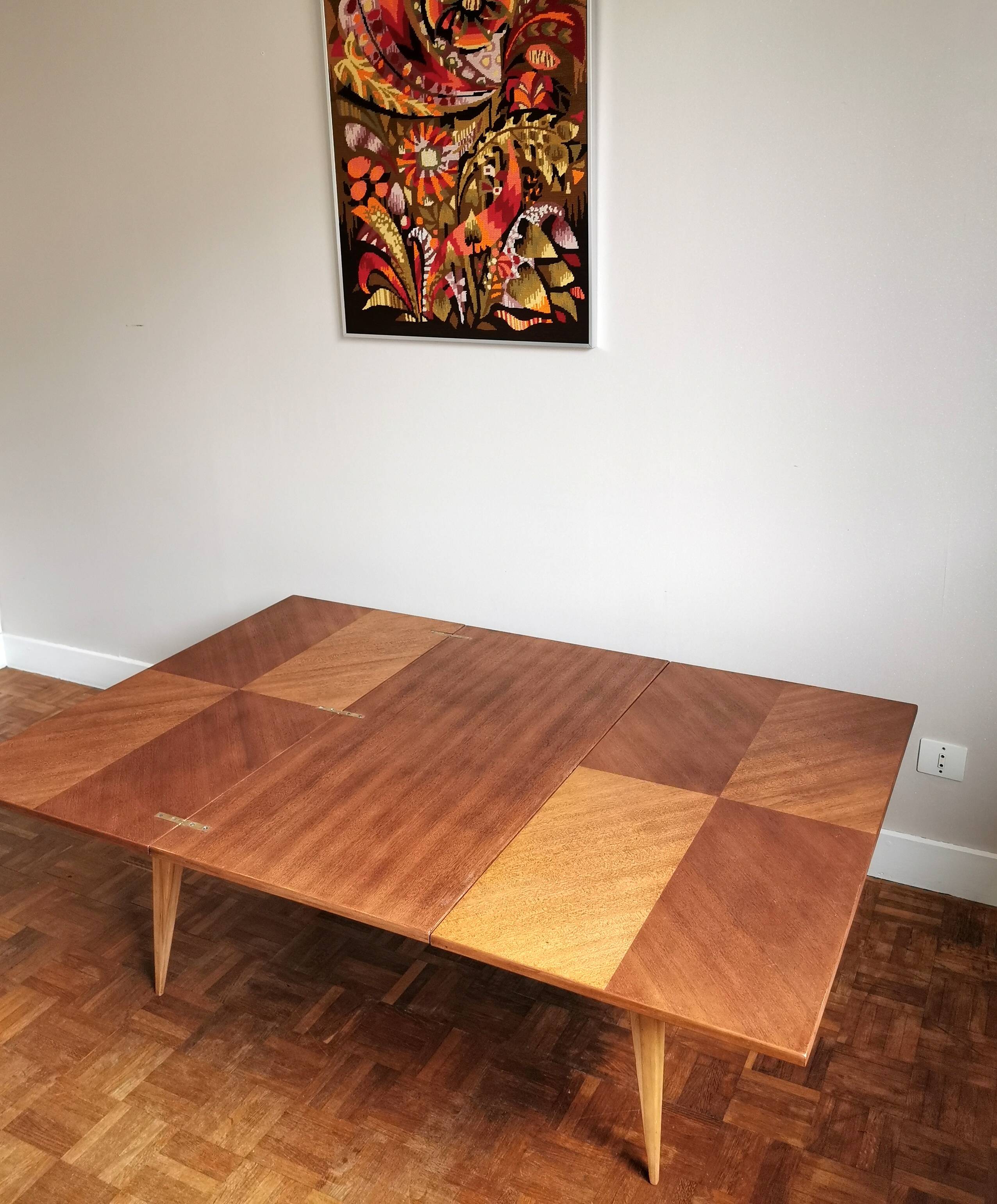 Renovated table with Albert Ducrot system