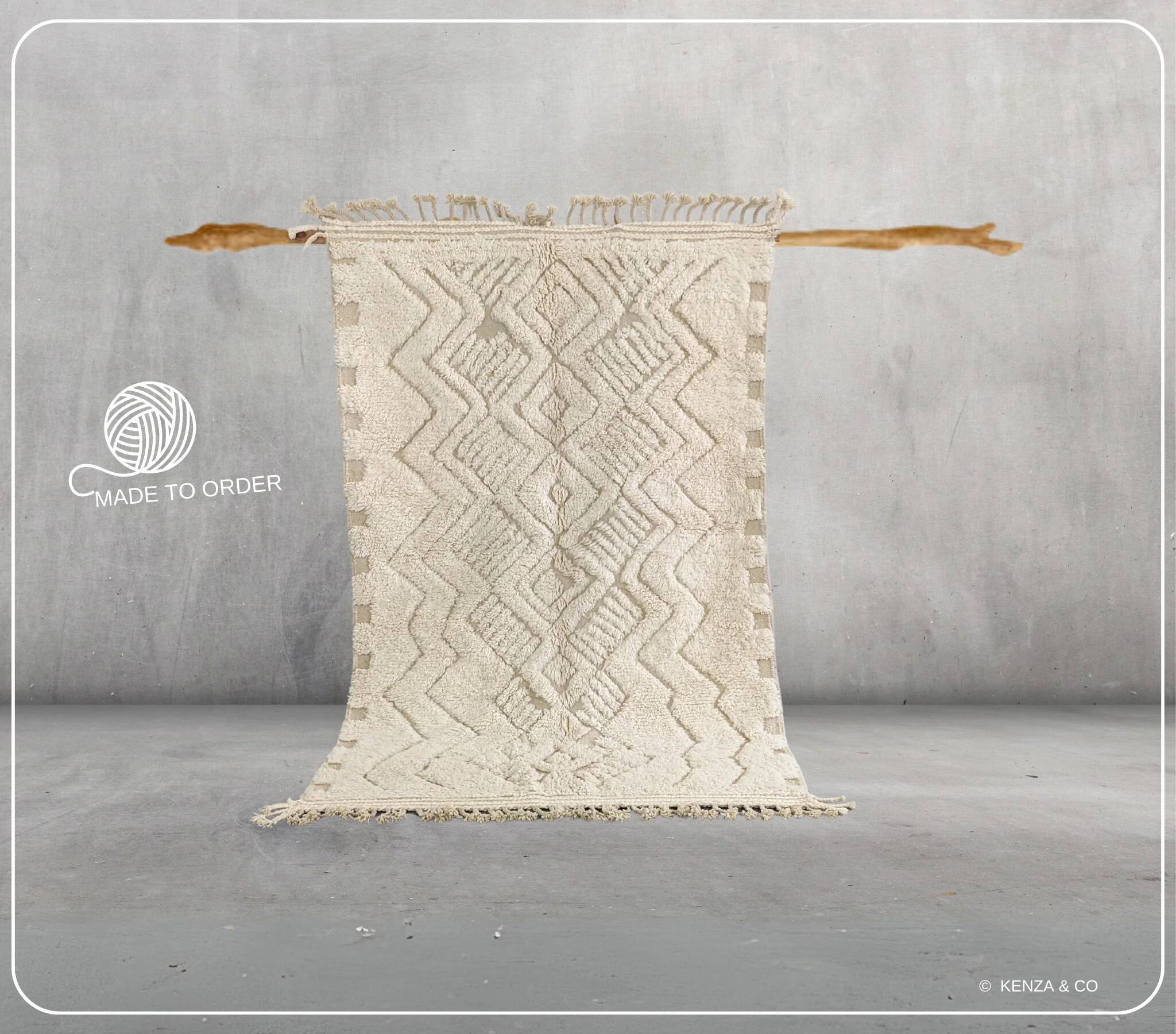 Beni Ouarain rug – Pre-order no. 341