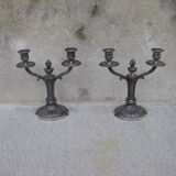 Paire de chandeliers anciens