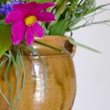 Glazed terracotta grease pot / jar