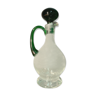 Murano, carafe, glass pitcher from Italy 1960