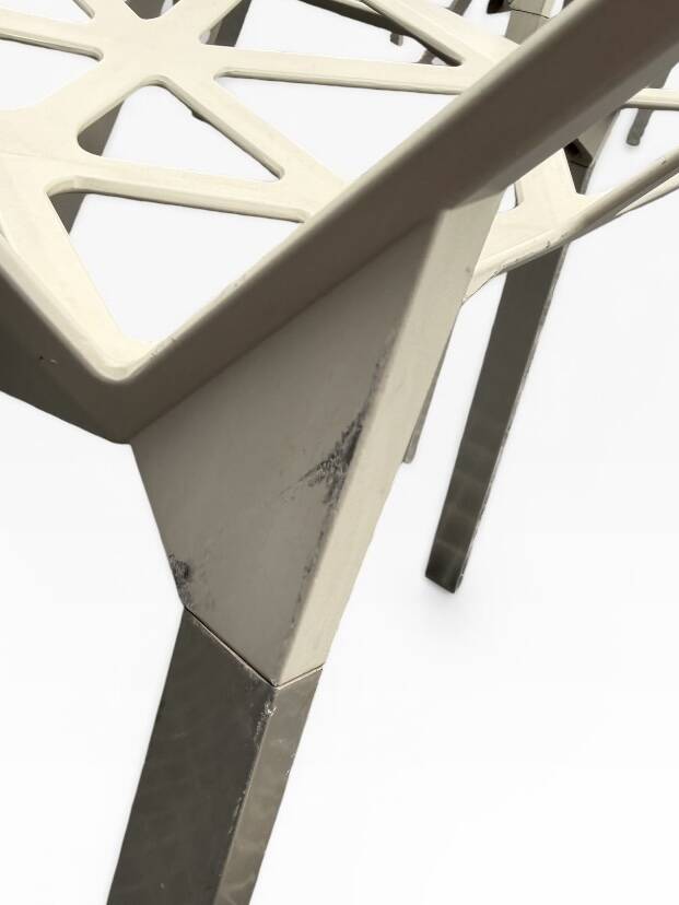 Pair of Chair One Magis Off-White Chairs | Konstantin Grcic