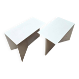 Pair of Slit side tables, Hay