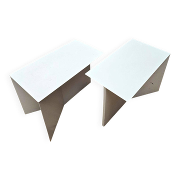 Paire de tables d'appoint Slit, Hay