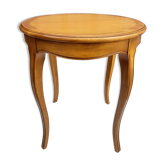 Table d'appoint en chataignier teinté merisier hauteur 68 cm