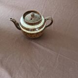 Théière anglaise "Brown Betty" – Céramique vintage – Années 1950