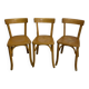Série de 3 chaises bistrot Baumann