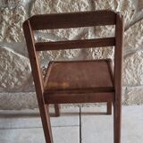Solid wood school chair
