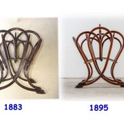 Porte-partitions Thonet 1885 - teinte palissandre- Notenstander