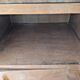 Vintage Wooden Nightstand with Marble Top