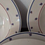 K&G Lunéville Pierre deep plates from the 1930s