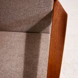 Restored teak armchair by Arne Vodder for Glostrup Møbelfabrik