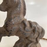 Metal lamp, fabric cable 2M, cotton shade