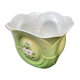 Cache pot art déco très belles nuances de vert