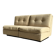 Pair of upholstered armchairs in mottled wool by Eddie Harlis - International Furniture