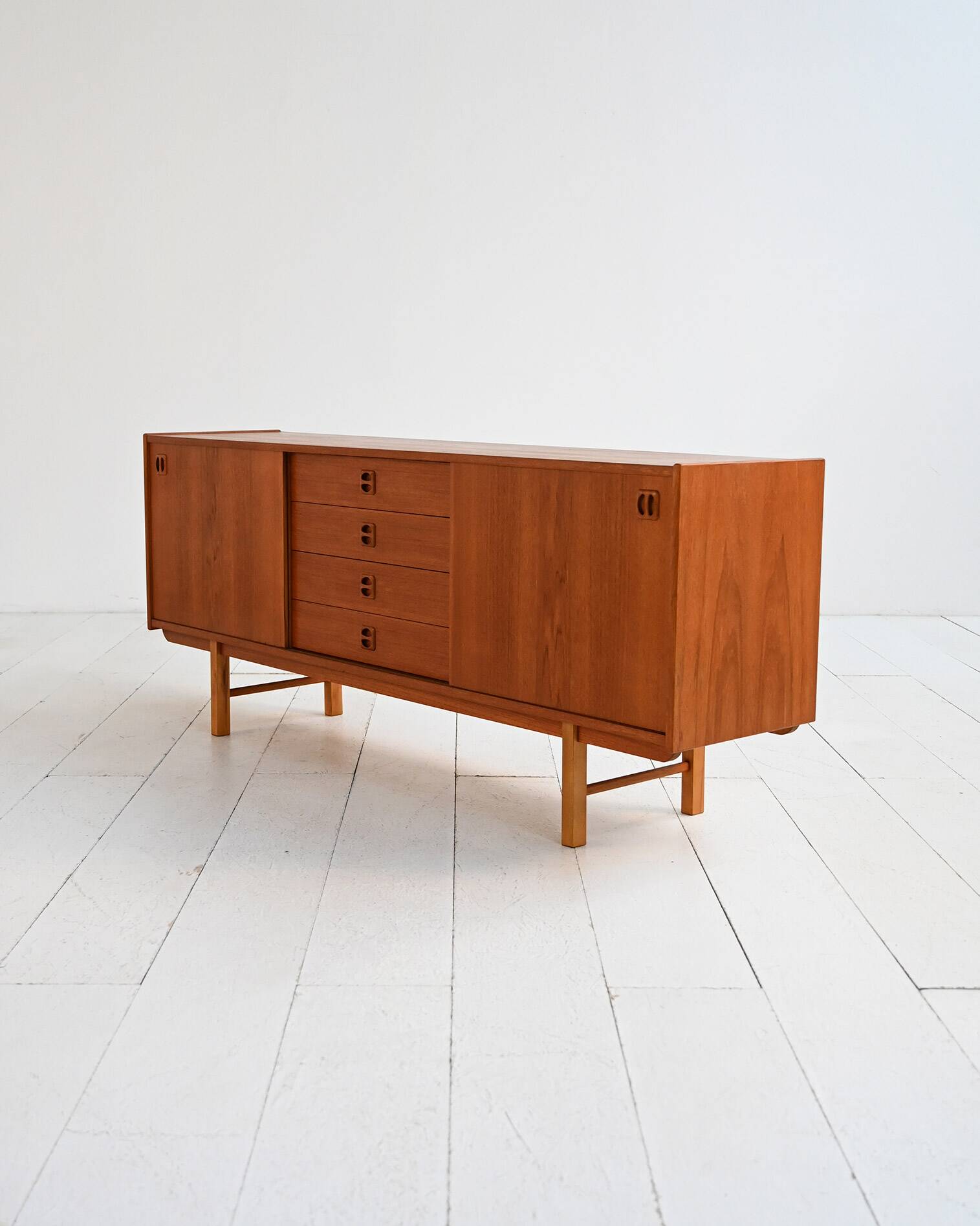 Scandinavian “Korsör” teak sideboard from the 1960s