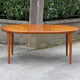 Danish teak extendable round table of the years 60