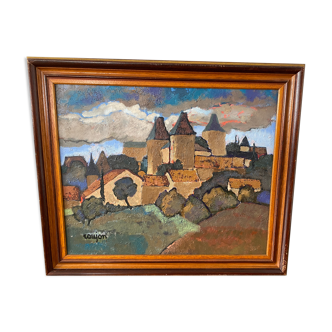 Landscape signed Toujon