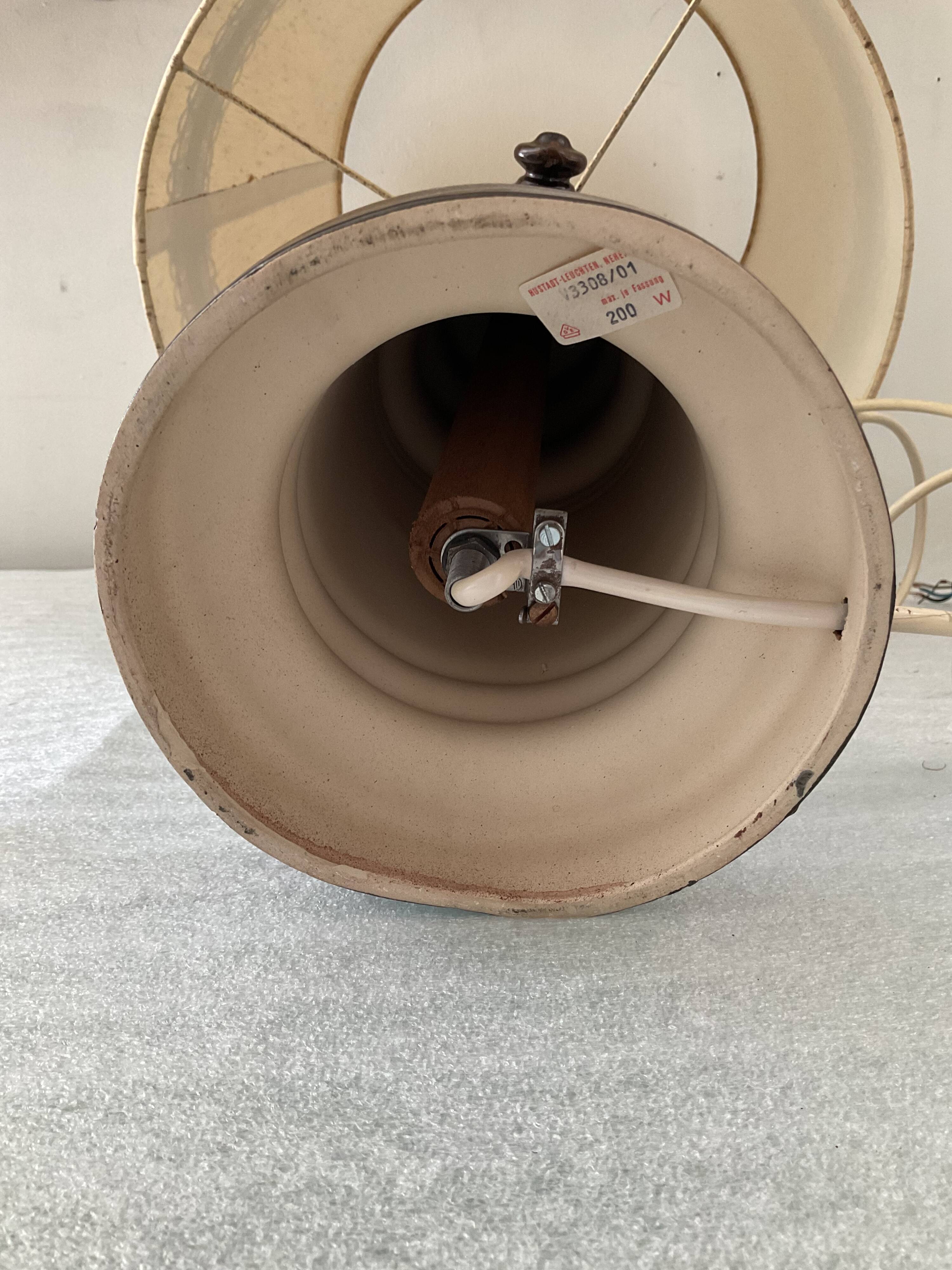 Vintage Hustadt Leuchten lamp from the 70s