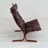 1960’s, Norwegian design, "Siesta" lounge chair by Ingmar Relling, leather, bentwood.