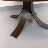 Vintage round coffee table from the 60s 70s by Raymond Corroyez in ceramic