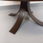 Vintage round coffee table from the 60s 70s by Raymond Corroyez in ceramic