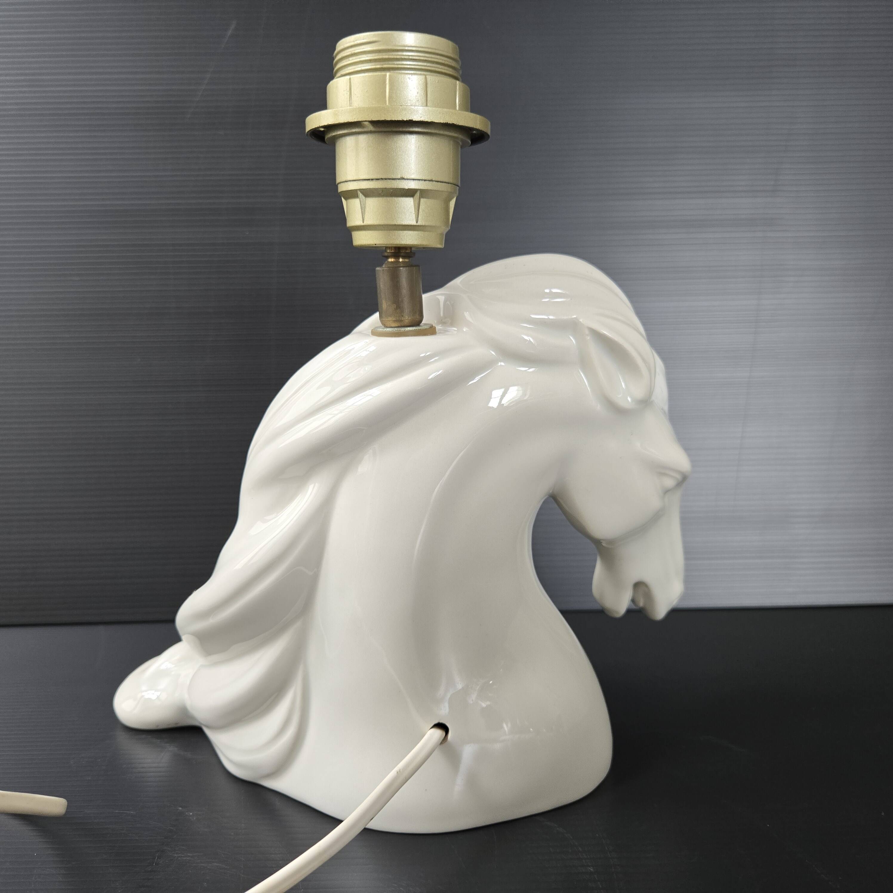 Vintage horse lamp 1970