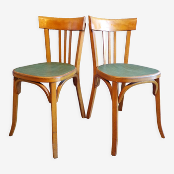 Pair of vintage Baumann bistro chair