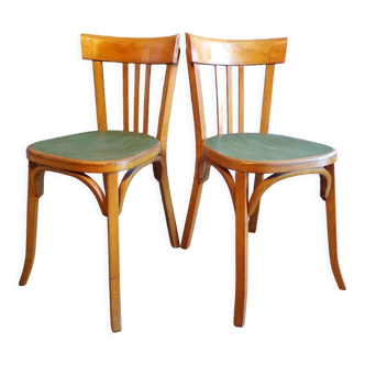 Pair of vintage Baumann bistro chair