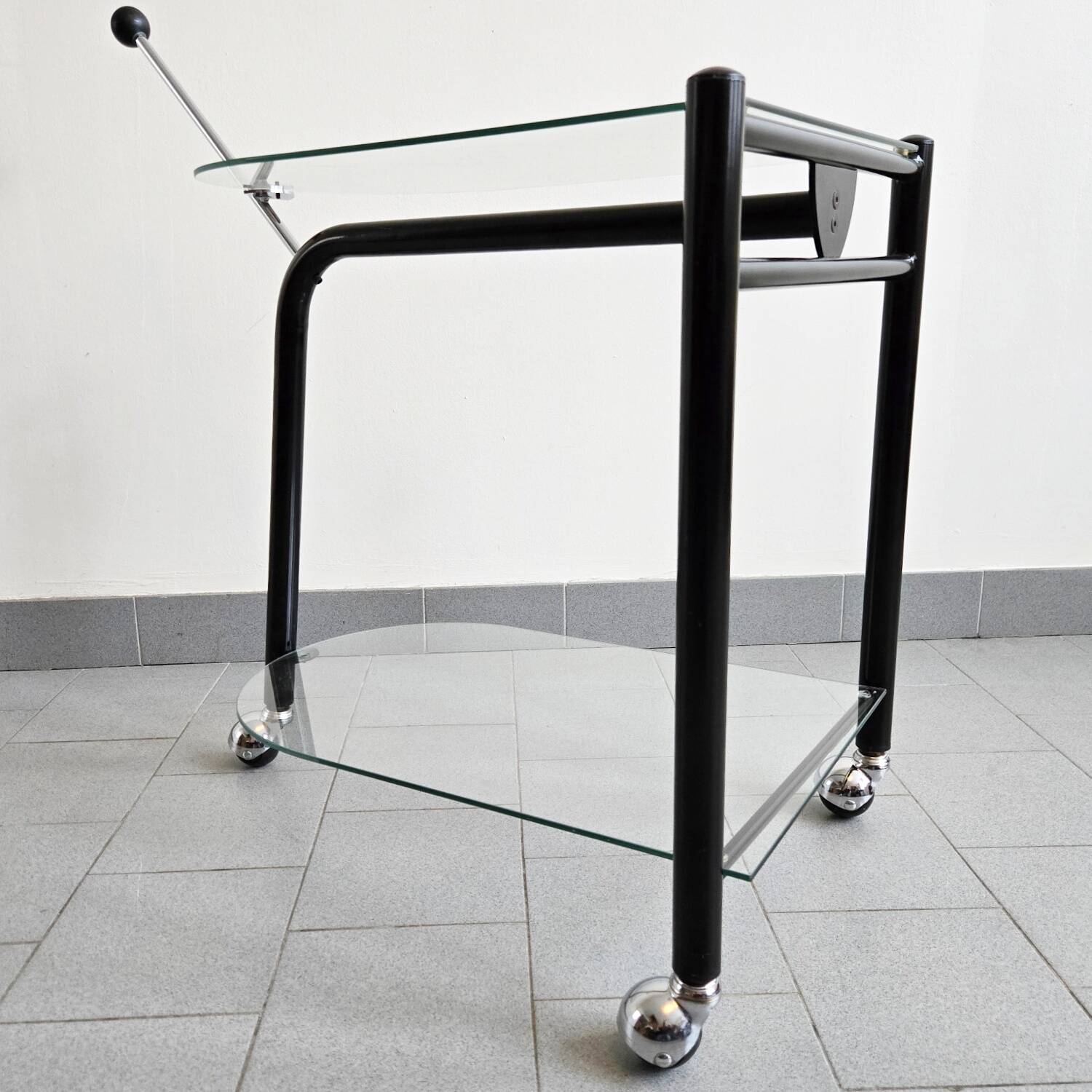 Vintage 1980s rolling trolley