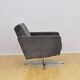 Mid-century velor swivel armchair, 1960s