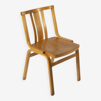 Fully restored bentwood chair by TON, Czechoslovakia, 1960s