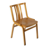 Fully restored bentwood chair by TON, Czechoslovakia, 1960s