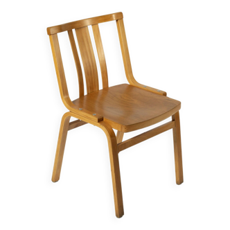 Fully restored bentwood chair by TON, Czechoslovakia, 1960s