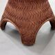 Round Woven Rattan and Beveled Glass Dining Table, 1970s