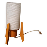 Mid century rocket desk lamp by Drevo Humpolec, Czechoslovakia, 1960´s