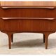 Secrétaire scandinave en teck années 60