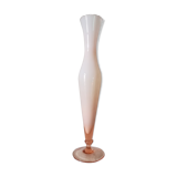 Pink opaline vase