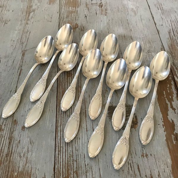 8 Mini Cuillères à Épices GlamRays - Acier Inoxydable 7,5cm - Pour Pots à Épices, Sel, Sucre